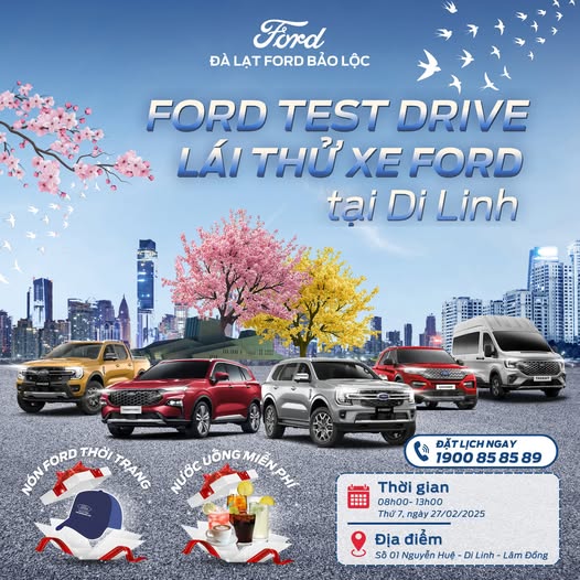 480466896 1456697378884479 683797291825651223 n LÁI THỬ XE FORD - TRẢI NGHIỆM ĐỈNH CAO TẠI DI LINH ngày 27/02/2025