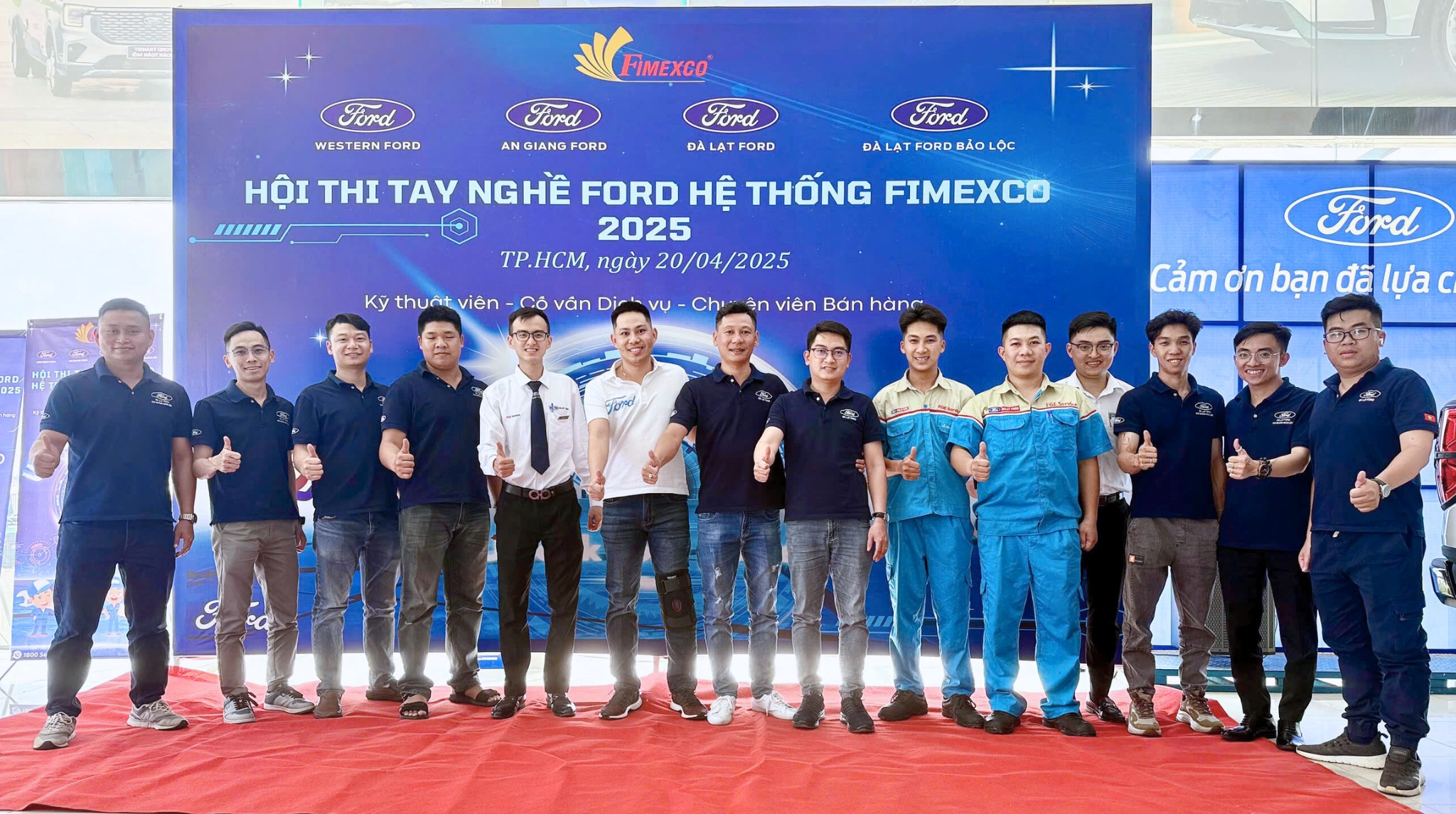 491941241 1513921333162083 7574755773821534502 n HỘI THI TAY NGHỀ FORD HỆ THỐNG FIMEXCO 2025
