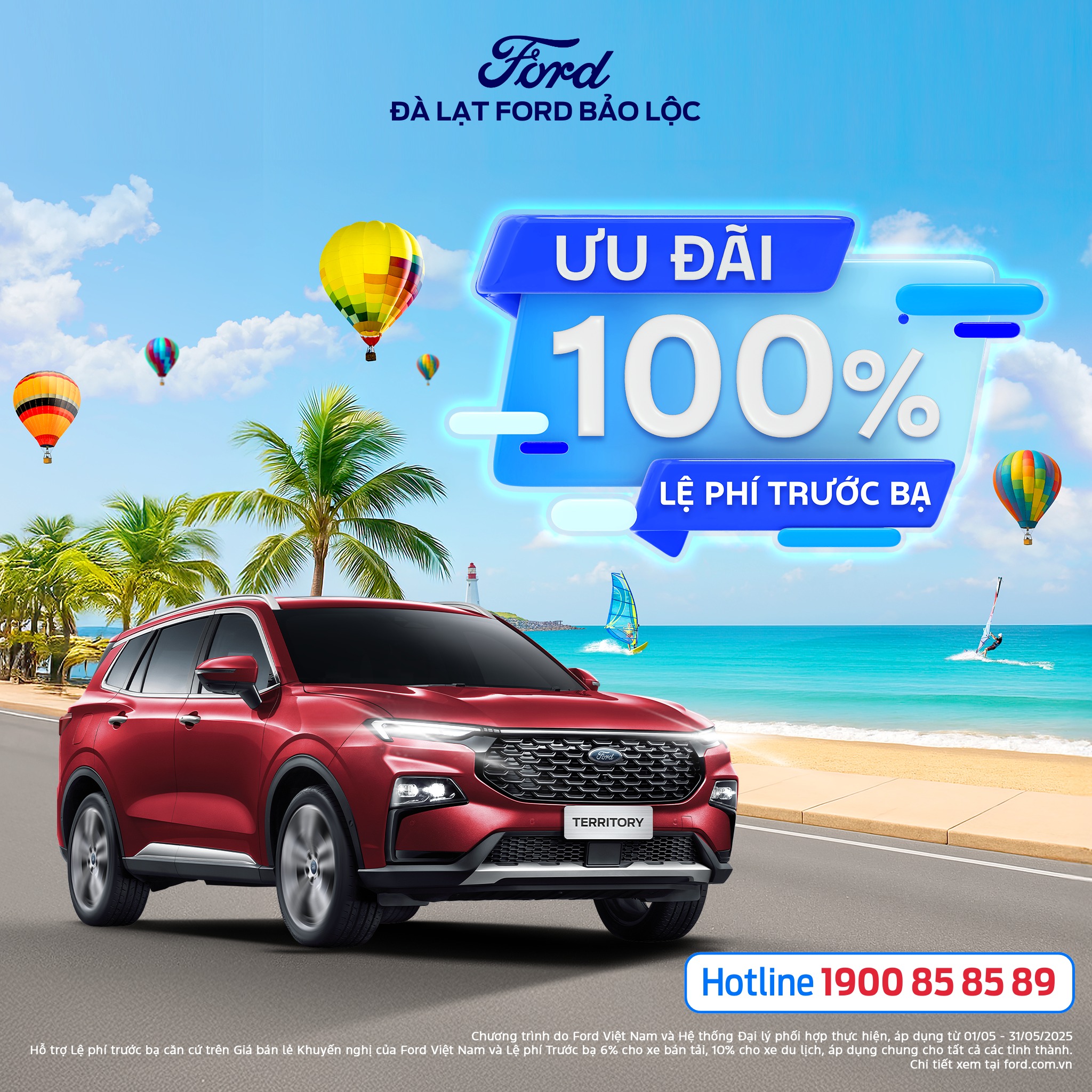 495567976 1528536341700582 3417721564680953481 n Ưu Đãi Tháng 5 tặng ngay 100% Thuế Trước Bạ khi mua xe Ford Territory và Ranger