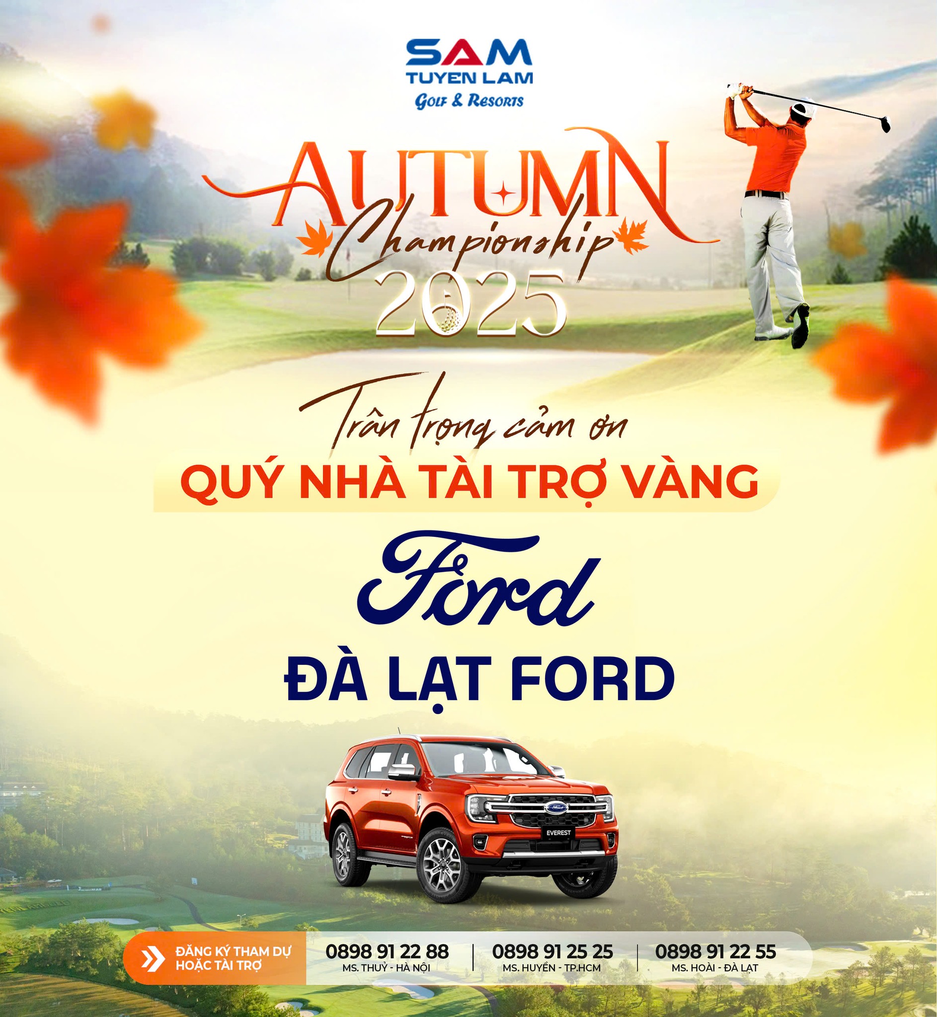 544816769 122131990472921433 3197262964404702392 n Đà Lạt Ford nhà tài trợ vàng giải đấu Autumn Championship 2025