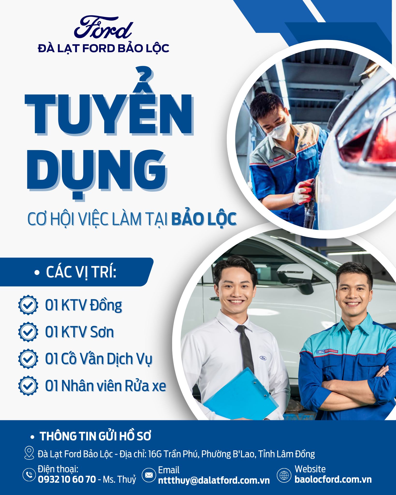 546993398 122134018160908213 7512628864048986811 n FORD BẢO LỘC TUYỂN DỤNG THÁNG 9