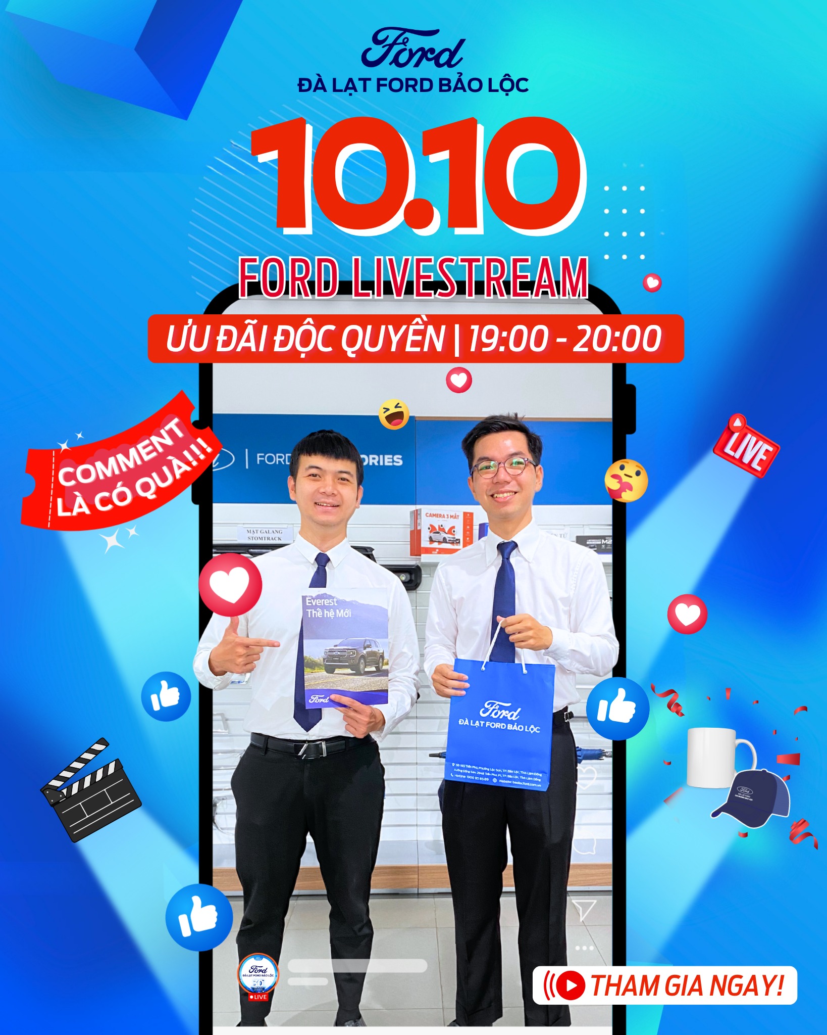 Đại tiệc livestream 10.10 chính thức khởi động cùng Ford Bảo Lộc 13 Đại tiệc livestream 10.10 chính thức khởi động cùng Ford Bảo Lộc 561865609 122138858204908213 4042217916723867075 n Đại tiệc livestream 10.10 chính thức khởi động cùng Ford Bảo Lộc