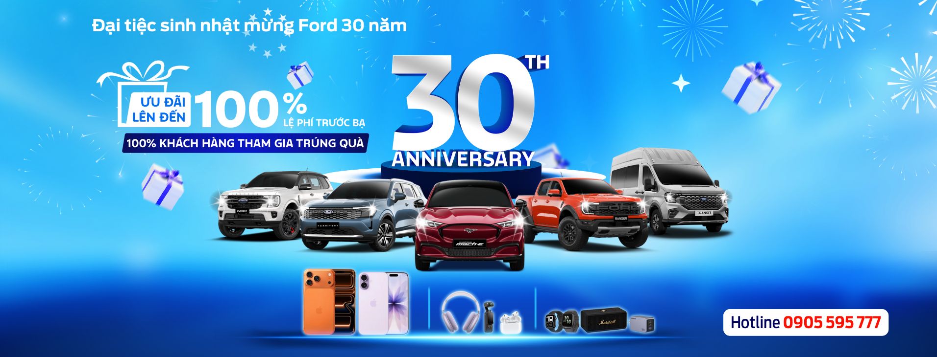 khuyen mai ban hang tang 100 thue truoc ba ford bao loc