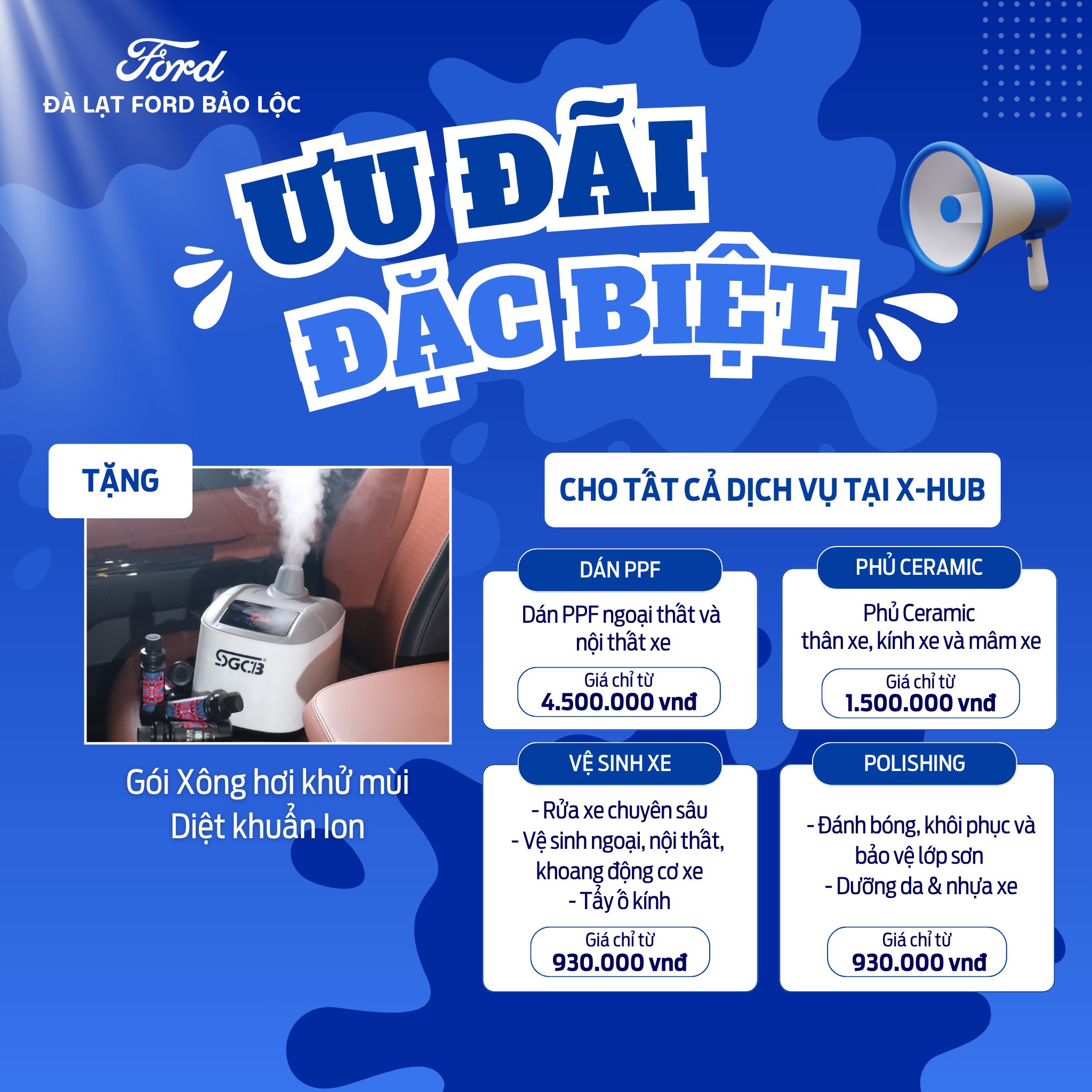 584747270 122148142352908213 2601700614812179025 n ƯU ĐÃI CUỐI NĂM - DỊCH VỤ CHĂM SÓC XE TẠI FORD BẢO LỘC