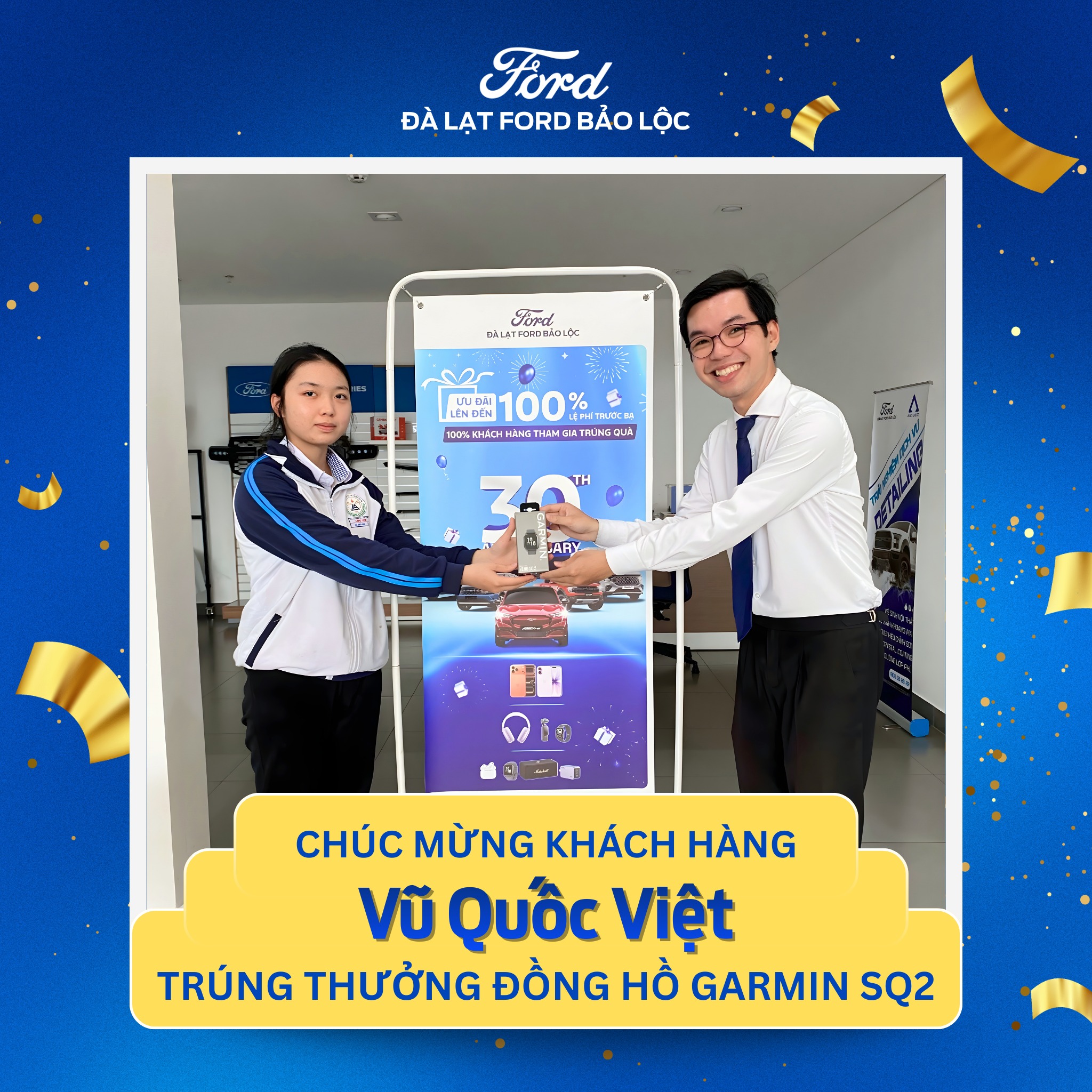 591436270 122150110454908213 473559865142759925 n CHÚC MỪNG KHÁCH HÀNG TRÚNG QUÀ TẶNG KHI MUA XE TẠI FORD BẢO LỘC