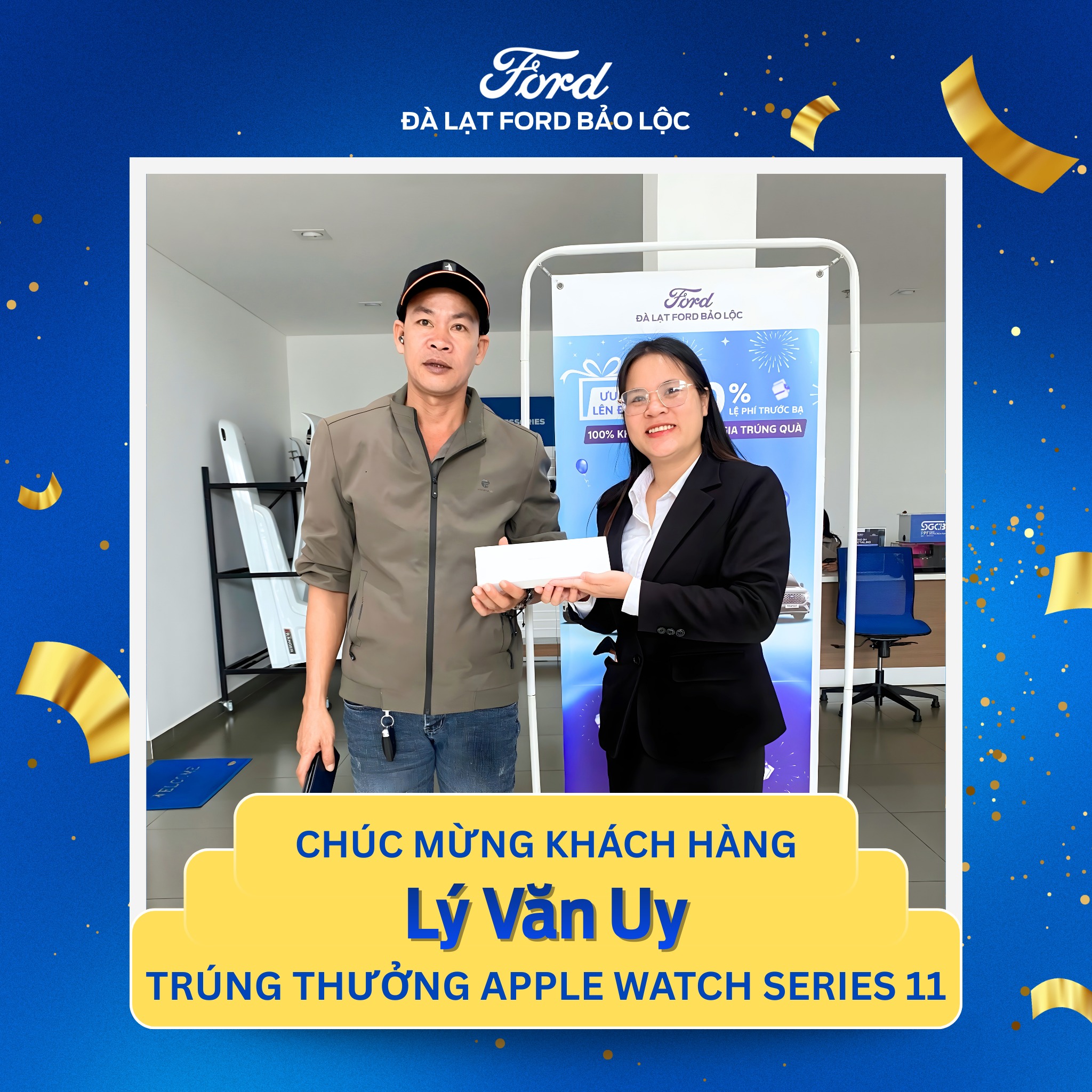 591744095 122150110568908213 859665099200080883 n CHÚC MỪNG KHÁCH HÀNG TRÚNG QUÀ TẶNG KHI MUA XE TẠI FORD BẢO LỘC