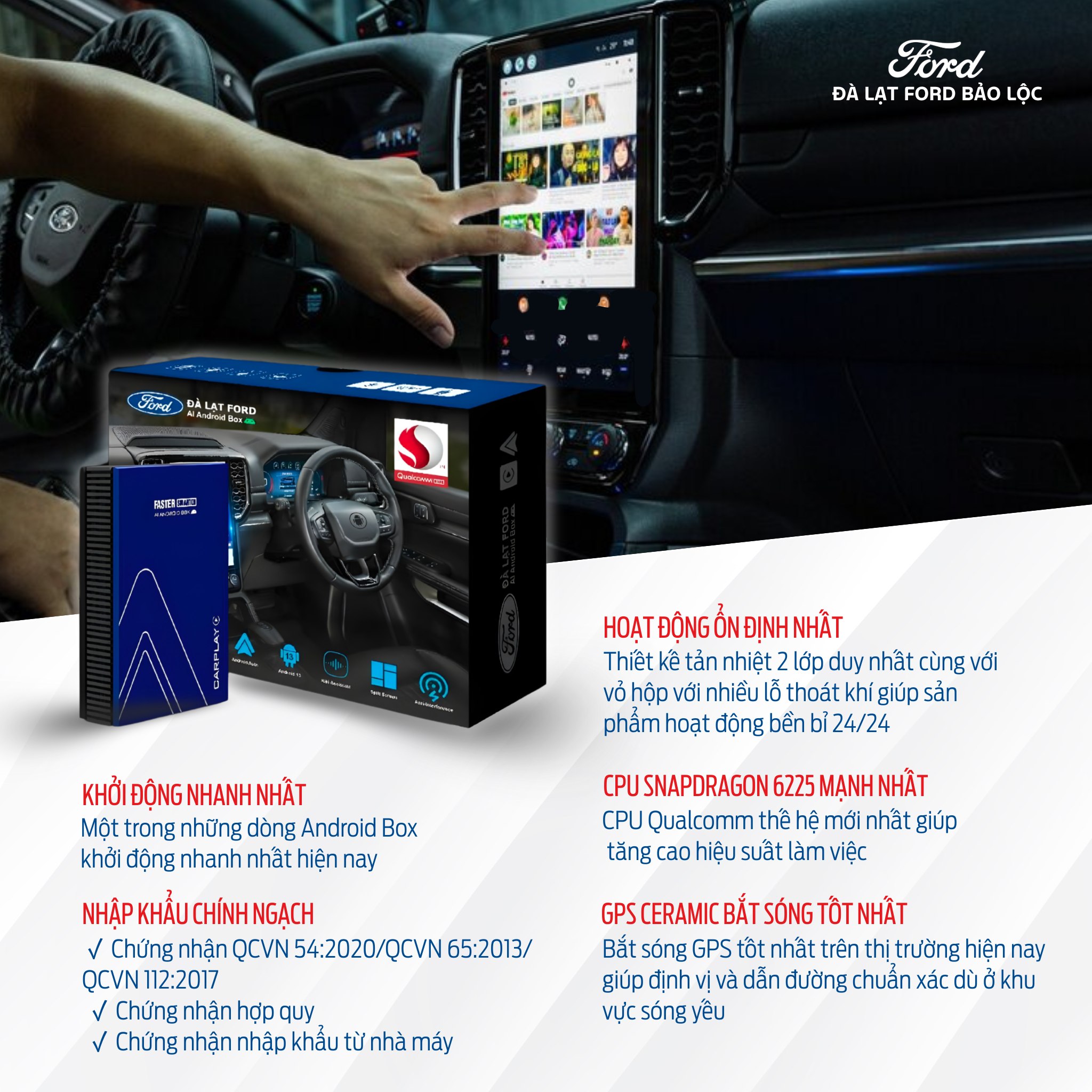 600286596 122154057614908213 423935400108165804 n Lắp đặt Androind box chính hãng tại Ford