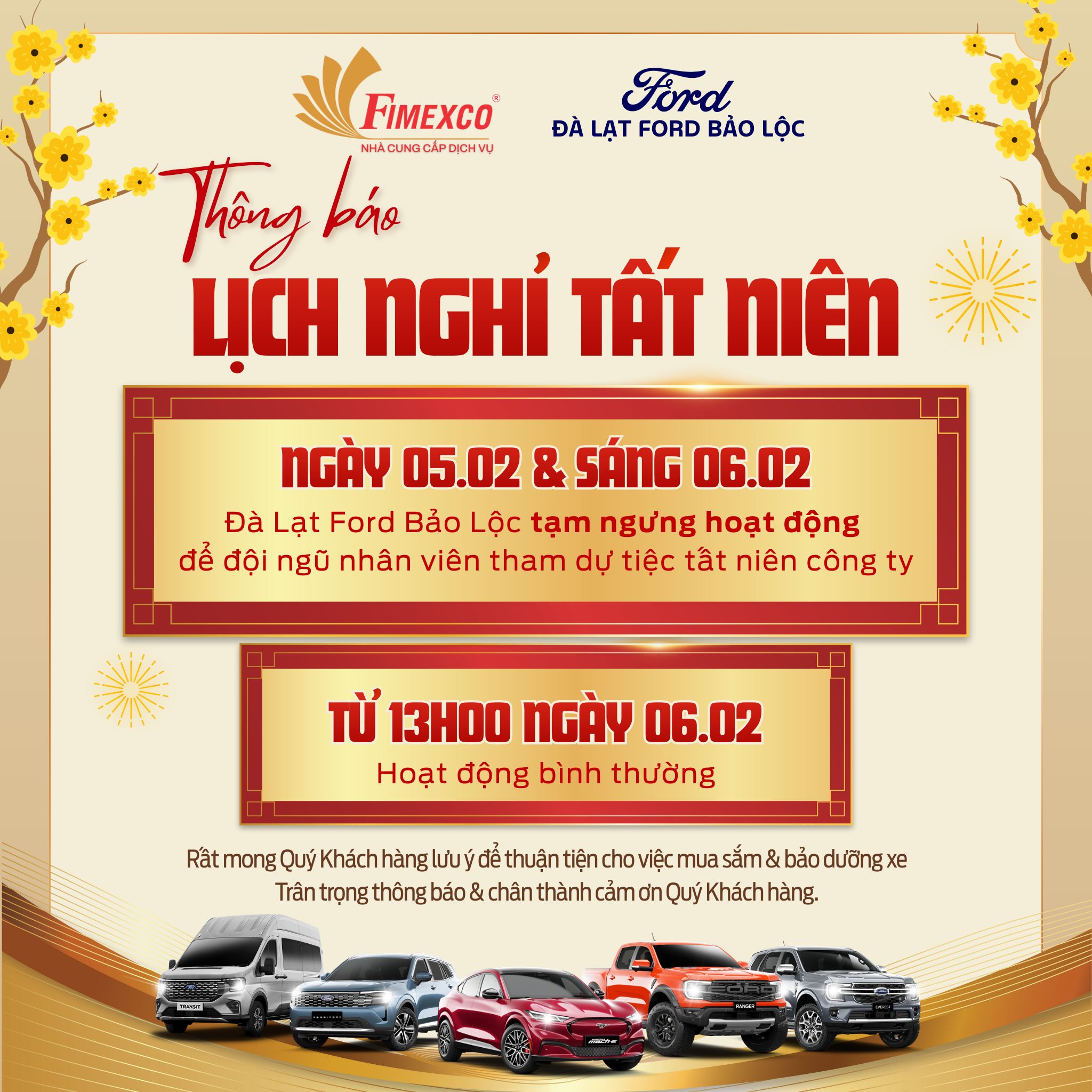 625841507 122161647398908213 560066421912038966 n THÔNG BÁO LỊCH NGHỈ TẤT NIÊN 2026