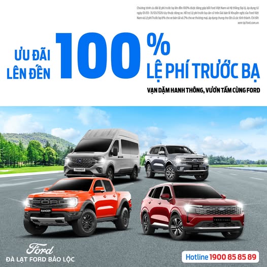 645445486 122165791826908213 69120336348022747 n 1 Ưu đãi đặc biệt tháng 3 tại Ford Bảo Lộc