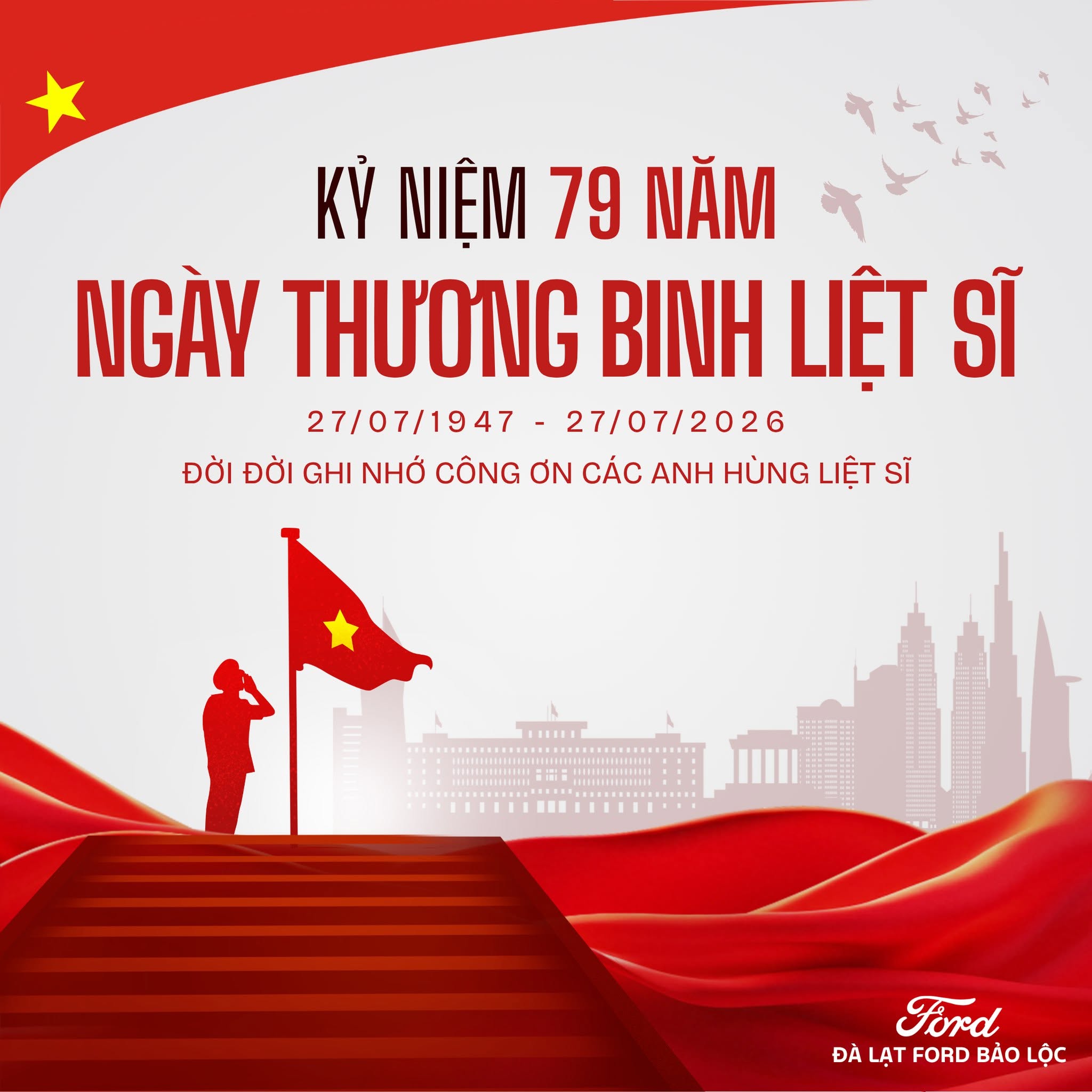 757954972 122189804588908213 2974053242914687760 n Kỷ niệm 79 năm Ngày Thương binh - Liệt sĩ (27/7/1947 – 27/7/2026)